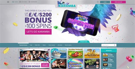 karambaterms review For the newly registered players, Karamba Casino offers a generous and profitable welcome bonus package